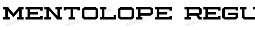 Mentolope Regular字体转换 Mentolope Regular字体转换